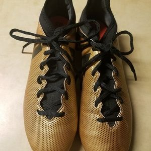 Adidas soccer cleats gold size 7.5